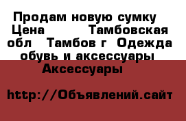 Продам новую сумку › Цена ­ 500 - Тамбовская обл., Тамбов г. Одежда, обувь и аксессуары » Аксессуары   
